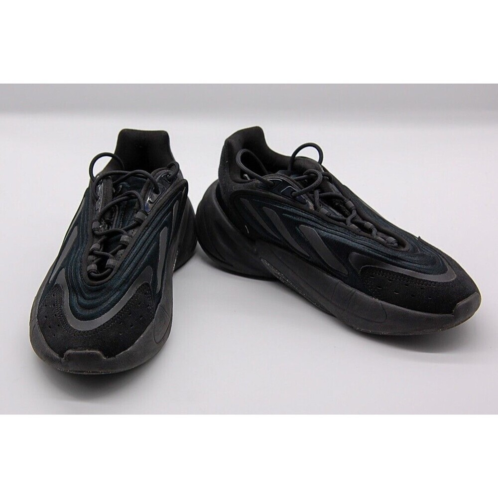 Adidas Ozelia Triple Black Women's Trainers Shoes Size 5.5 EUC